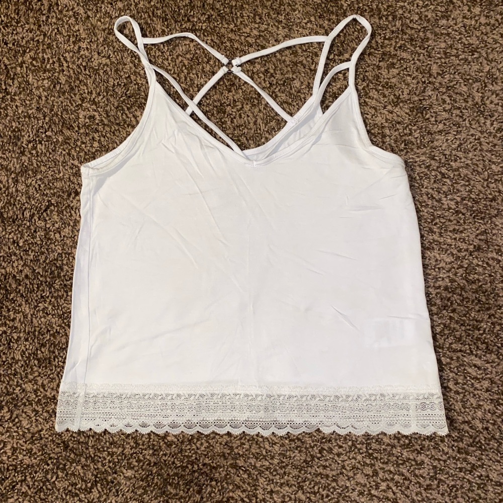White Crop Top